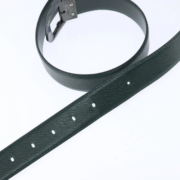 LOUIS VUITTON Taiga Leather Ceinture Classic Belt 41.7"" Epicea LV Auth bs30354 - Picture 5 of 14